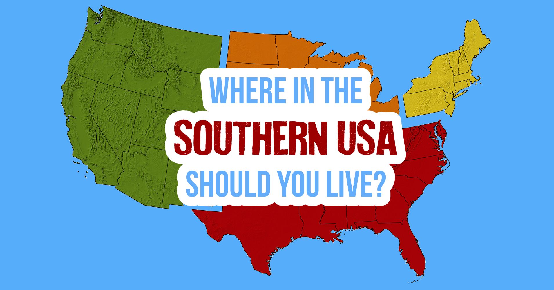 Where In The Southern USA Should You Live? - Quiz - Quizony.com