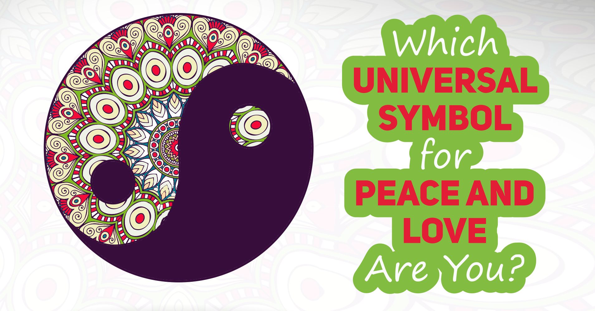 Which Universal Symbol For Peace And Love Are You Quiz Quizony