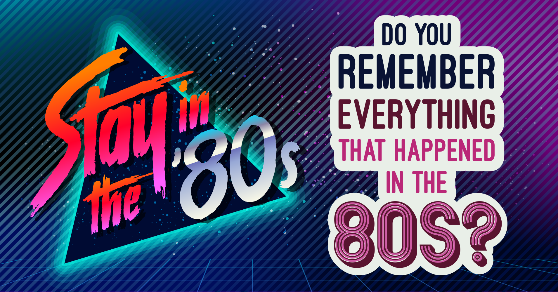 Do You Remember Everything That Happened In The 80s Quiz Quizony