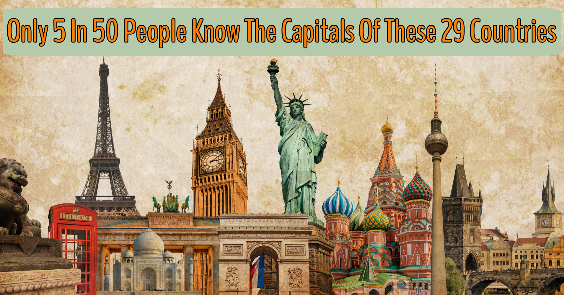 Capital Cities Quiz - Quiz - Quizony.com