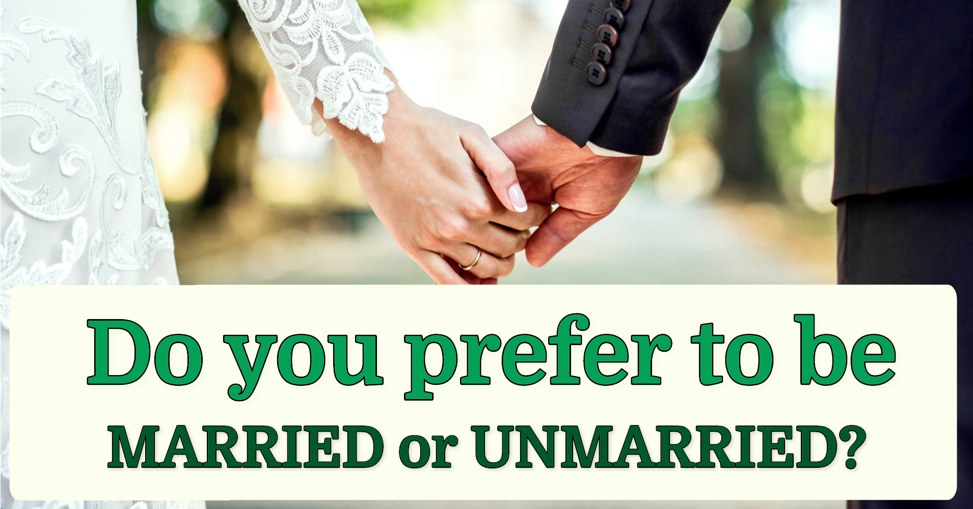 Married Or Unmarried Poll Quizony